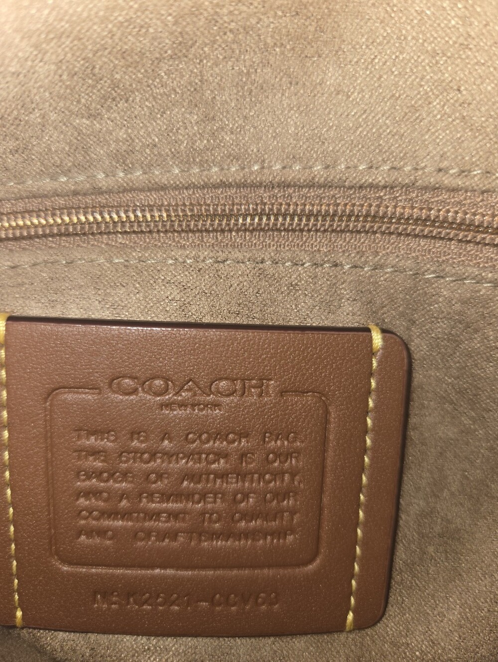 Coach Etta Small Flap Shoulder Bag-Teal Ink - Picture 10 of 10